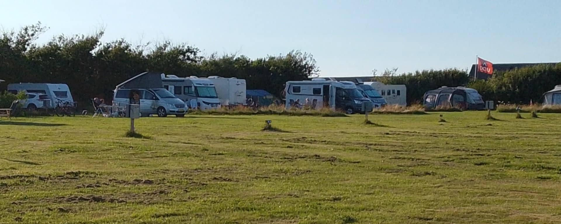 Camping by the North Sea