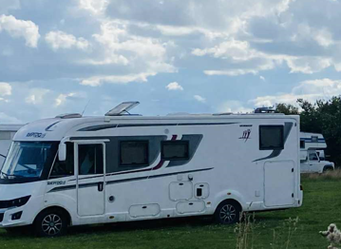 Autocamper på gennemrejse